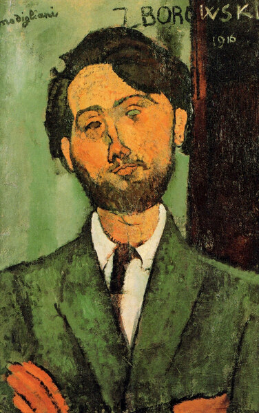 Modigliani - Portrait of Leopold Zborowski -4- by Modigliani